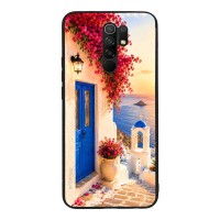 Θήκη Sonique Greek Island Muse Series για Xiaomi Redmi 9 Ηλιοβασίλεμα Σαντορίνης