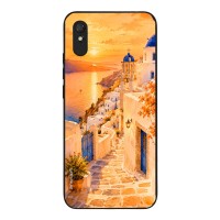 Θήκη Sonique Greek Island Muse Series για Xiaomi Redmi 9A / Redmi 9AT Ηλιοβασίλεμα στην Οία