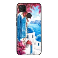 Θήκη Sonique Greek Island Muse Series για Xiaomi Redmi 9C / Redmi 10A Σαντορινό Γαλάζιο