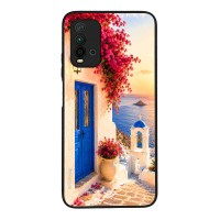 Θήκη Sonique Greek Island Muse Series για Xiaomi Redmi 9T Ηλιοβασίλεμα Σαντορίνης