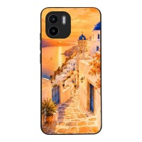 Θήκη Sonique Greek Island Muse Series για Xiaomi Redmi A1 / Redmi A2 Ηλιοβασίλεμα στην Οία