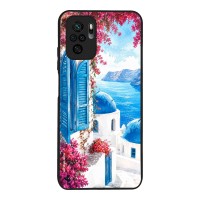 Θήκη Sonique Greek Island Muse Series για Xiaomi Redmi Note 10 / Redmi Note 10s / Poco M5s Σαντορινό Γαλάζιο