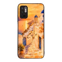 Θήκη Sonique Greek Island Muse Series για Xiaomi Redmi Note 10 5G / Poco M3 Pro 5G Ηλιοβασίλεμα στην Οία