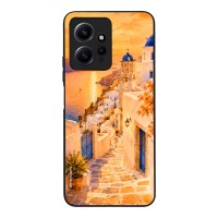Θήκη Sonique Greek Island Muse Series για Xiaomi Redmi Note 12 4G Ηλιοβασίλεμα στην Οία