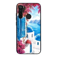 Θήκη Sonique Greek Island Muse Series για Xiaomi Redmi Note 8 / Redmi Note 8 2021 Σαντορινό Γαλάζιο