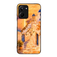 Θήκη Sonique Greek Island Muse Series για Realme 10 4G Ηλιοβασίλεμα στην Οία