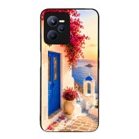 Θήκη Sonique Greek Island Muse Series για Realme C35 Ηλιοβασίλεμα Σαντορίνης