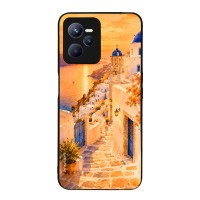 Θήκη Sonique Greek Island Muse Series για Realme C35 Ηλιοβασίλεμα στην Οία