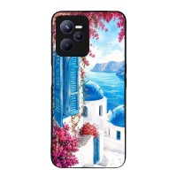Θήκη Sonique Greek Island Muse Series για Realme C35 Σαντορινό Γαλάζιο