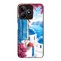 Θήκη Sonique Greek Island Muse Series για Realme C51 / Realme C53 / Realme Note 50 4G Σαντορινό Γαλάζιο