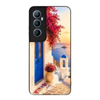 Θήκη Sonique Greek Island Muse Series για Realme C65 4G Ηλιοβασίλεμα Σαντορίνης