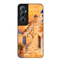 Θήκη Sonique Greek Island Muse Series για Realme C65 4G Ηλιοβασίλεμα στην Οία