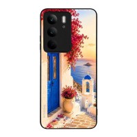 Θήκη Sonique Greek Island Muse Series για Realme C75 4G / Realme 14X 5G Ηλιοβασίλεμα Σαντορίνης