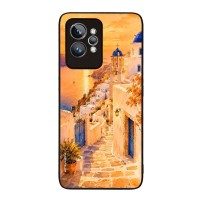 Θήκη Sonique Greek Island Muse Series για Realme GT 2 Pro Ηλιοβασίλεμα στην Οία