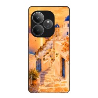 Θήκη Sonique Greek Island Muse Series για Realme GT 6 5G / Realme GT 6T 5G Ηλιοβασίλεμα στην Οία