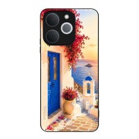 Θήκη Sonique Greek Island Muse Series για Realme Note 70T 4G Ηλιοβασίλεμα Σαντορίνης