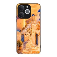 Θήκη Sonique Greek Island Muse Series για Realme Note 70T 4G Ηλιοβασίλεμα στην Οία