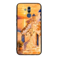 Θήκη Sonique Greek Island Muse Series για Huawei Mate 20 Lite Ηλιοβασίλεμα στην Οία
