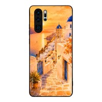 Θήκη Sonique Greek Island Muse Series για Huawei P30 Pro Ηλιοβασίλεμα στην Οία