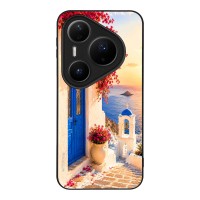 Θήκη Sonique Greek Island Muse Series για Huawei Pura 80 Pro 5G Ηλιοβασίλεμα Σαντορίνης