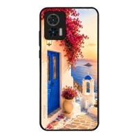Θήκη Sonique Greek Island Muse Series για Motorola Edge 30 Neo 5G Ηλιοβασίλεμα Σαντορίνης