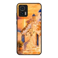 Θήκη Sonique Greek Island Muse Series για Motorola Edge 30 Neo 5G Ηλιοβασίλεμα στην Οία