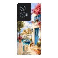 Θήκη Sonique Greek Island Muse Series για Motorola Edge 50 Fusion 5G Ροδίτικο Λιμάνι