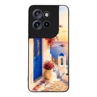 Θήκη Sonique Greek Island Muse Series για Motorola Edge 50 Neo 5G / Edge 60 Neo 5G Ηλιοβασίλεμα Σαντορίνης
