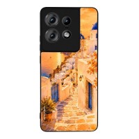 Θήκη Sonique Greek Island Muse Series για Motorola Edge 50 Pro 5G Ηλιοβασίλεμα στην Οία