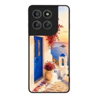 Θήκη Sonique Greek Island Muse Series για Motorola Edge 60 Pro 5G Ηλιοβασίλεμα Σαντορίνης