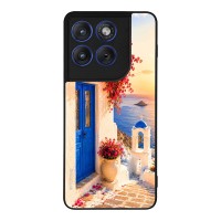 Θήκη Sonique Greek Island Muse Series για Motorola Edge 70 5G Ηλιοβασίλεμα Σαντορίνης