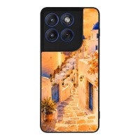 Θήκη Sonique Greek Island Muse Series για Motorola Edge 70 5G Ηλιοβασίλεμα στην Οία