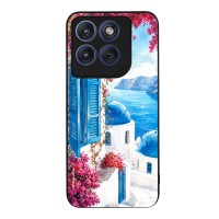 Θήκη Sonique Greek Island Muse Series για Motorola Edge 70 Fusion 5G Σαντορινό Γαλάζιο
