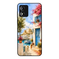 Θήκη Sonique Greek Island Muse Series για Motorola Moto E13 4G Ροδίτικο Λιμάνι