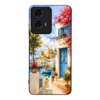 Θήκη Sonique Greek Island Muse Series για Motorola Moto G04 4G / Moto G04s 4G / Moto G24 4G / Moto G24 4G Power / Moto E14 4G Ροδίτικο Λιμάνι