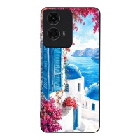 Θήκη Sonique Greek Island Muse Series για Motorola Moto G04 4G / Moto G04s 4G / Moto G24 4G / Moto G24 4G Power / Moto E14 4G Σαντορινό Γαλάζιο
