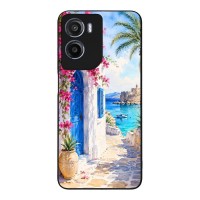 Θήκη Sonique Greek Island Muse Series για Motorola Moto G05 4G / Moto E15 4G Σοκάκι Ρόδου