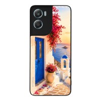 Θήκη Sonique Greek Island Muse Series για Motorola Moto G06 4G / Moto G06 Power 4G Ηλιοβασίλεμα Σαντορίνης