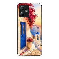 Θήκη Sonique Greek Island Muse Series για Motorola Moto G14 4G Ηλιοβασίλεμα Σαντορίνης