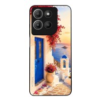 Θήκη Sonique Greek Island Muse Series για Motorola Moto G15 4G / Moto G15 Power Ηλιοβασίλεμα Σαντορίνης