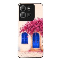 Θήκη Sonique Greek Island Muse Series για Motorola Moto G15 4G / Moto G15 Power Ροζ Μπουκαμβίλια