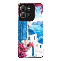 Θήκη Sonique Greek Island Muse Series για Motorola Moto G15 4G / Moto G15 Power Σαντορινό Γαλάζιο