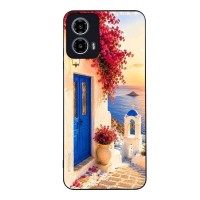 Θήκη Sonique Greek Island Muse Series για Motorola Moto G34 5G Ηλιοβασίλεμα Σαντορίνης