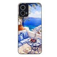 Θήκη Sonique Greek Island Muse Series για Motorola Moto G34 5G Θέα του Αιγαίου
