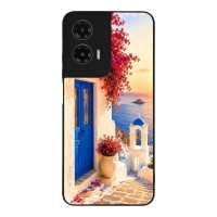 Θήκη Sonique Greek Island Muse Series για Motorola Moto G35 5G Ηλιοβασίλεμα Σαντορίνης