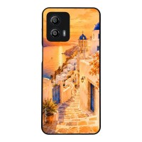 Θήκη Sonique Greek Island Muse Series για Motorola Moto G53 5G Ηλιοβασίλεμα στην Οία