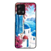 Θήκη Sonique Greek Island Muse Series για Motorola Moto G53 5G Σαντορινό Γαλάζιο