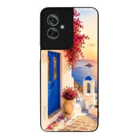 Θήκη Sonique Greek Island Muse Series για Motorola Moto G55 5G Ηλιοβασίλεμα Σαντορίνης