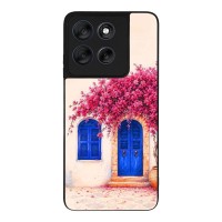 Θήκη Sonique Greek Island Muse Series για Motorola Moto G56 5G Ροζ Μπουκαμβίλια