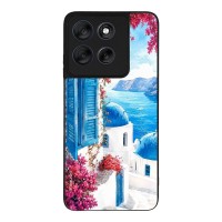 Θήκη Sonique Greek Island Muse Series για Motorola Moto G56 5G Σαντορινό Γαλάζιο